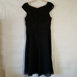Black Dress DB Collection Empire Waist